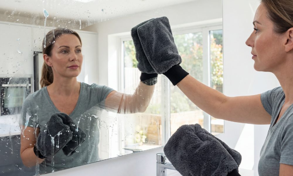 WaterJake Trocken-Handschuh – griffbereit für Fenster und Glasflächen